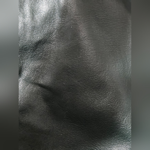 Bagatelle Vintage Hunter Green Leather Skirt Size Vintage 8 - Picture 10 of 13